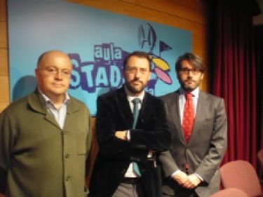 José Luis Pérez Triviño, Miguel Gª Caba y Fidel Gómez