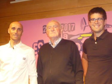 Iñigo Mujika, José A. Apraiz y Alain Garalde