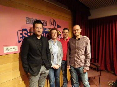 Iker Irastorza, Gorka Mz. Hidalga, Asier Arregui y Mónica Eguileta