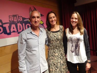 Sara Maldonado, Zuriñe Carreño y Alfredo Lz. Sosoaga