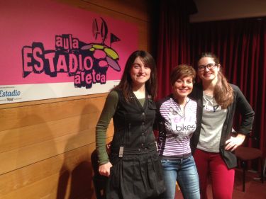 Belén Álvarez, Aintzane Barrena y Amaia Martioda