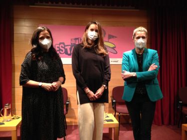 Virginia Aparicio, Ruth Brito y Beatriz Ruesga