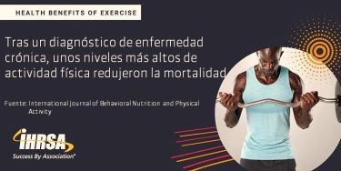 Tras un diagnóstico de enfermedad crónica, unos niveles más altos de actividad física redujeron la mortalidad.