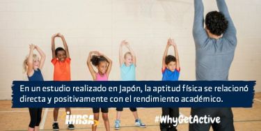 En un estudio realizado en Japón, la aptitud física se relacionó directa y positivamente con el rendimiento académico.