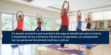 El yoga beneficia la salud física y mental en adultos mayores