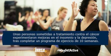Unas personas sometidas a tratamiento contra el cáncer experimentaron mejoras en el insomnio y la depresión tras completar un programa de ejercicio de 10 semanas.
