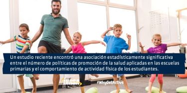 Un estudio reciente encontró una asociación estadísticamente significativa entre el número de políticas de promoción de la salud aplicadas en las escuelas primarias y el comportamiento de actividad física de los estudiantes.