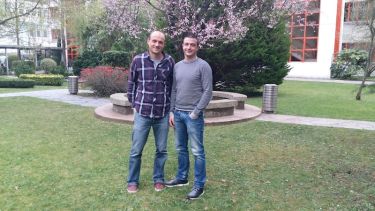 Iker Irastorza eta Gorka Mtz. Hidalga