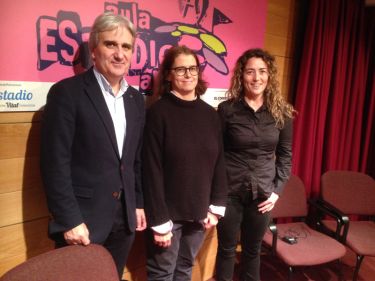Montse Martín, AInhoa Azurmendi eta Andoni Iraola