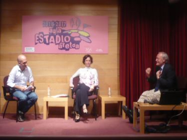 José Calabuig, Juanra Ortega eta María Rz. Oña