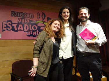 José Barrero, Estíbaliz Linares y Laura Pardo