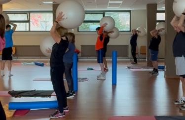 Abdominales y estiramientos